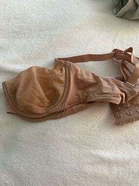 SKIMS Sheer Mesh Underwire Bra in Light Brown
